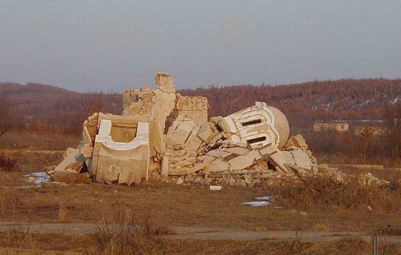 Destroyed Serbian Church